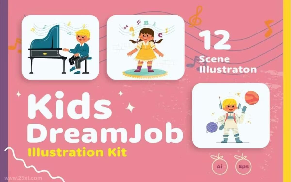 [图]【你长大了做什么】Kid's Dream Job 美国儿童的职业启蒙 全53集 英文版+字幕版