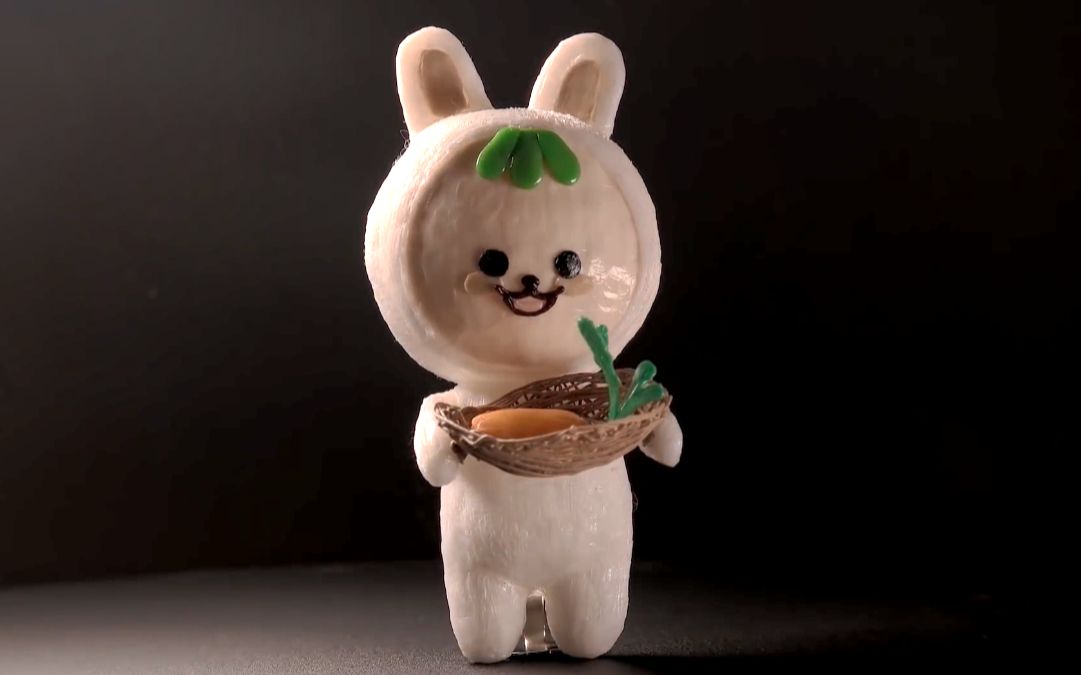 3d打印用3d打印笔做一只可爱兔兔