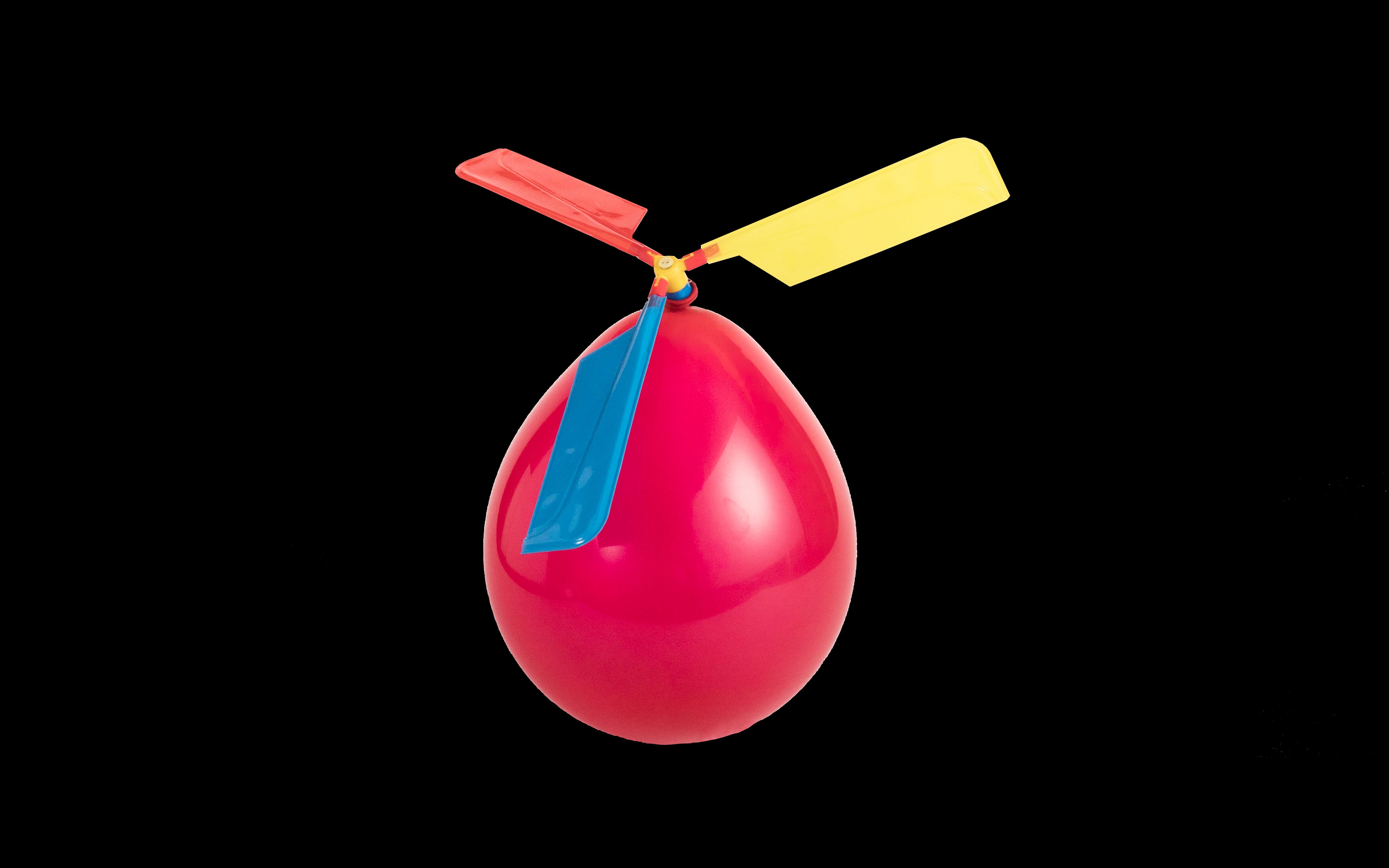 一个超大气球装上螺旋桨,制成气球直升机,能飞一百米高?