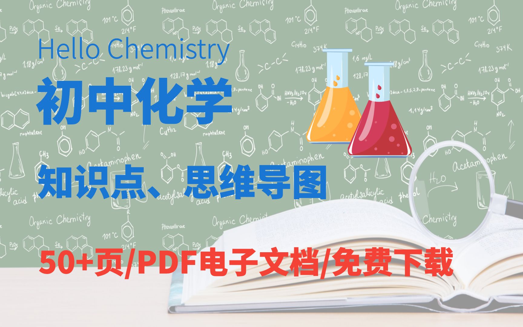 [图]初中化学知识点思维导图归纳电子版PDF文档免费获取