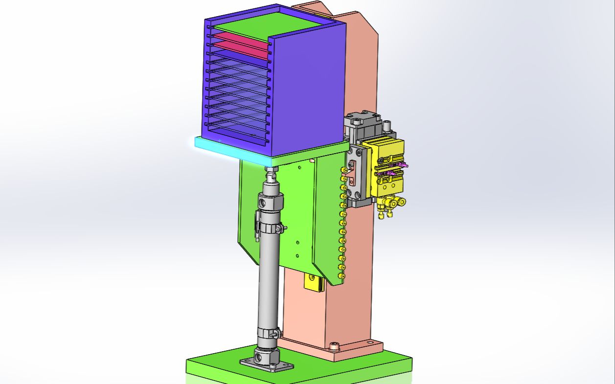 气缸的多点顶升机构设计,气缸既能代替伺服电机使用,你知道吗?