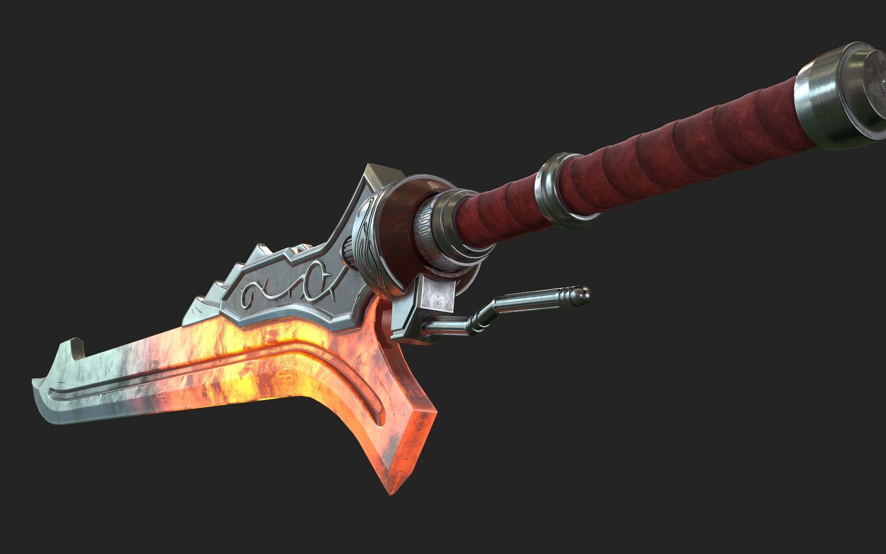 【鬼泣-绯红女皇】max零基础武器建模1_哔哩哔哩_bilibili