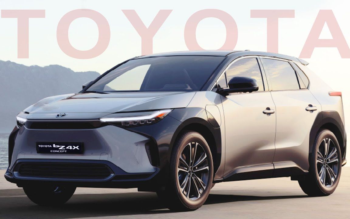 全新丰田bz4x2022ev全电动rav4尺寸suv概念车