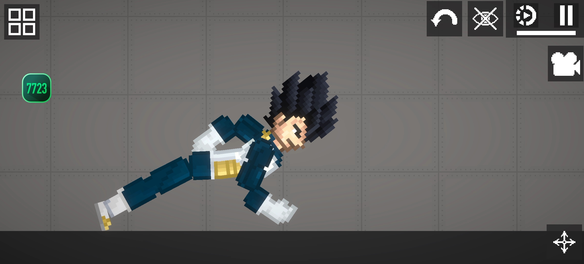 贝吉塔做俯卧撑