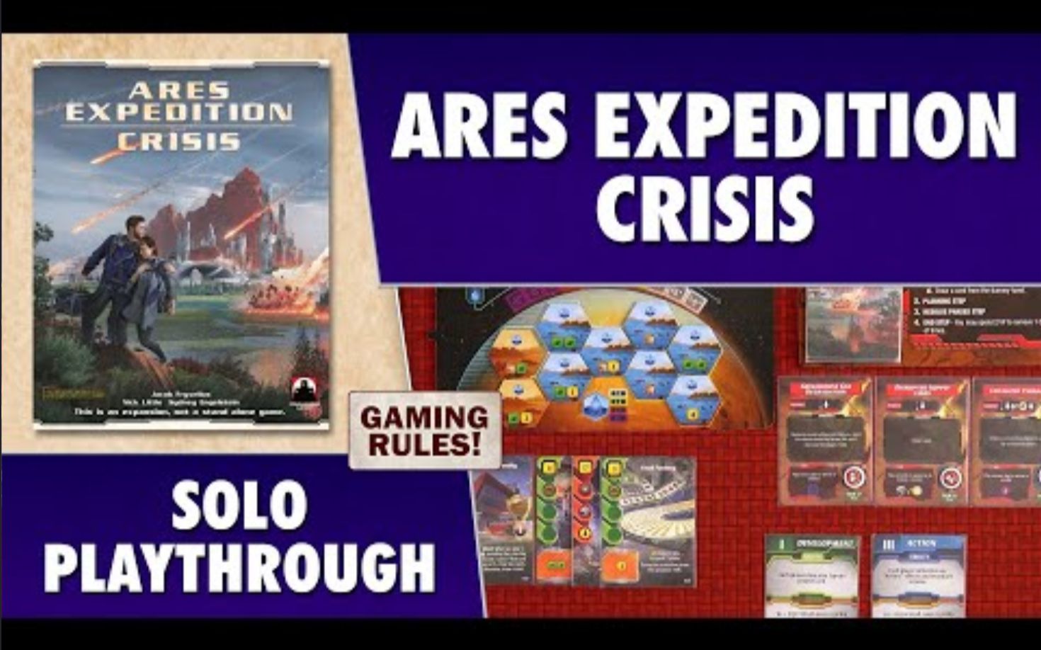 [图]《重塑火星：阿瑞斯探险队：危机》(2021)单人solo模式流程 Ares Expedition： Crisis - Solo Playthrough