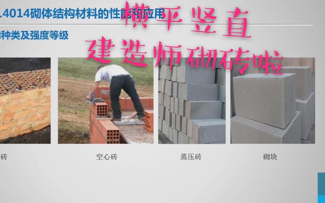 活動作品建造師就是搬磚工空心磚和多孔磚你會砌麼