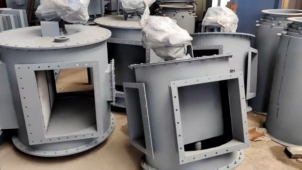 圆形三通分料阀,斜槽电动分料阀