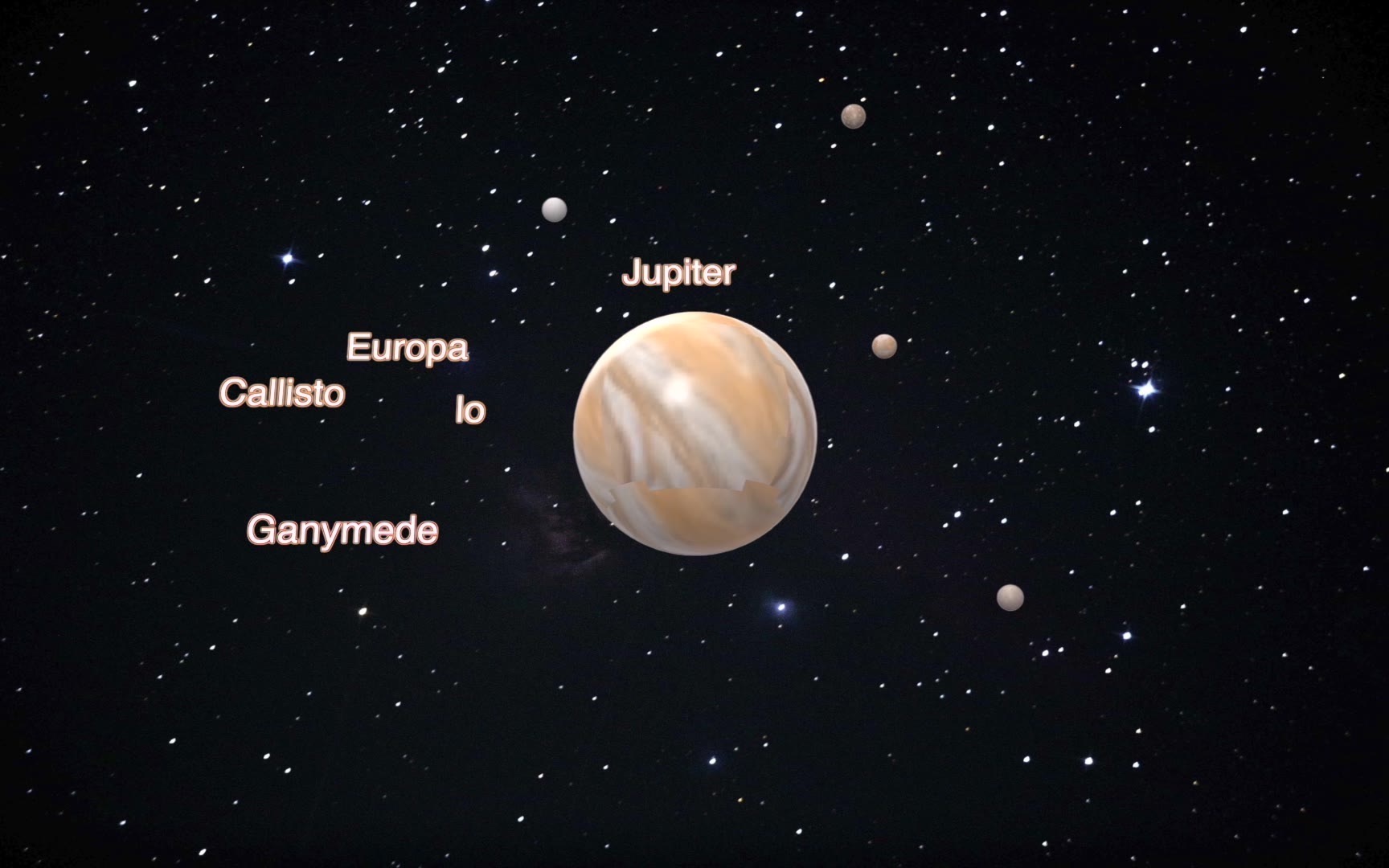 木星&卫星模型_哔哩哔哩_bilibili