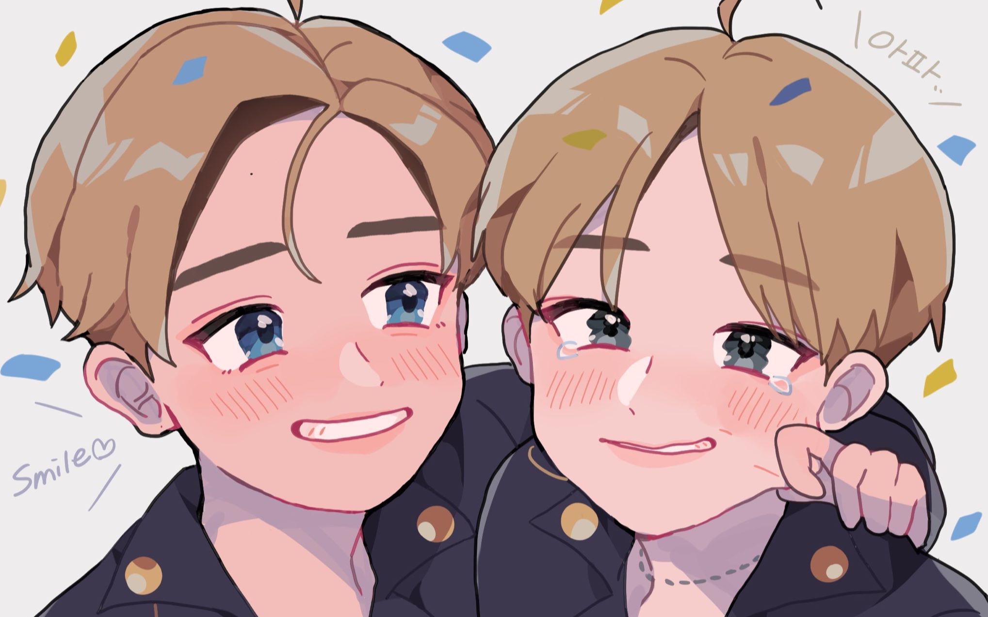 【港九】nct180 line 软九和小卡 这么piu亮的颜你真的不磕吗?