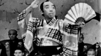 肉筆　歌舞伎「楼門五三桐」の實川延若演じる五右衛門の絵です。「友」のサインがあり 肉筆 歌舞伎「楼門五三桐」の實川延若演じる五右衛門の絵です