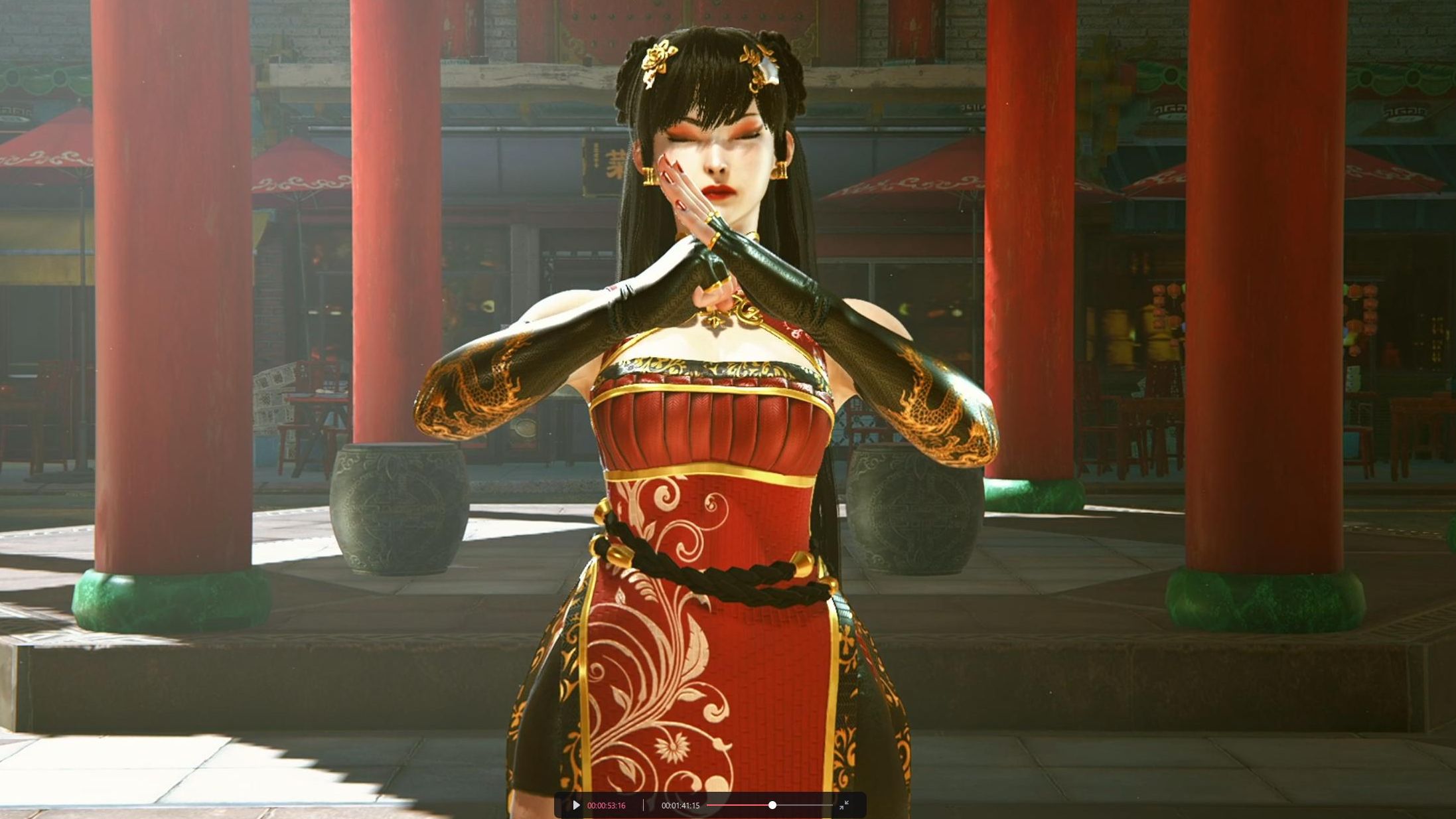 街霸6 春丽 好帅的战斗旗袍! moke 春丽 vs 传奇第8 jp