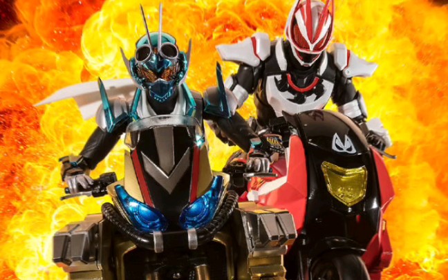 shf 假面骑士极狐摩托车 boost strikershf 歌查德摩托车 gold dash