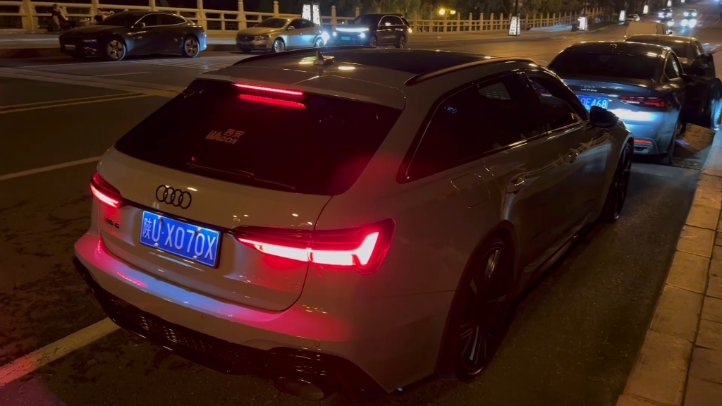 c8纳多灰奥迪rs6地板油起步