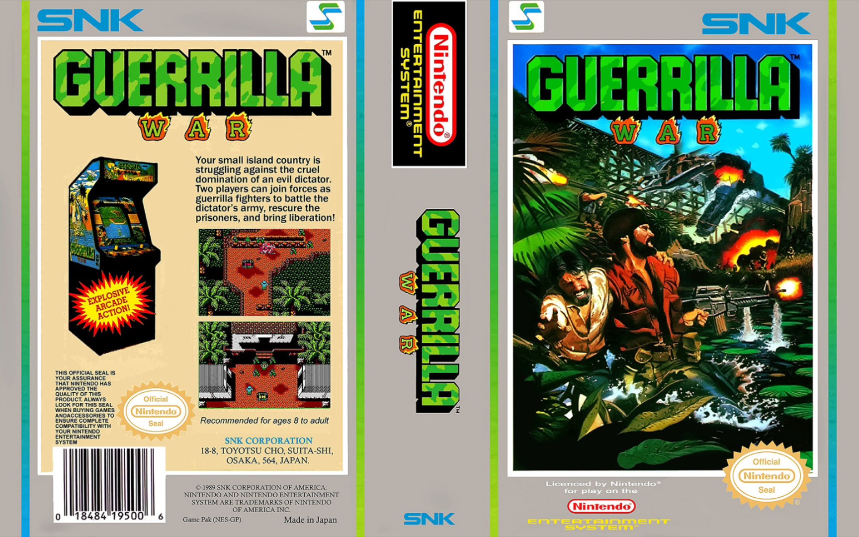 fc任天堂红白机 怀旧游戏 古巴战士 0061 瓜叔游戏