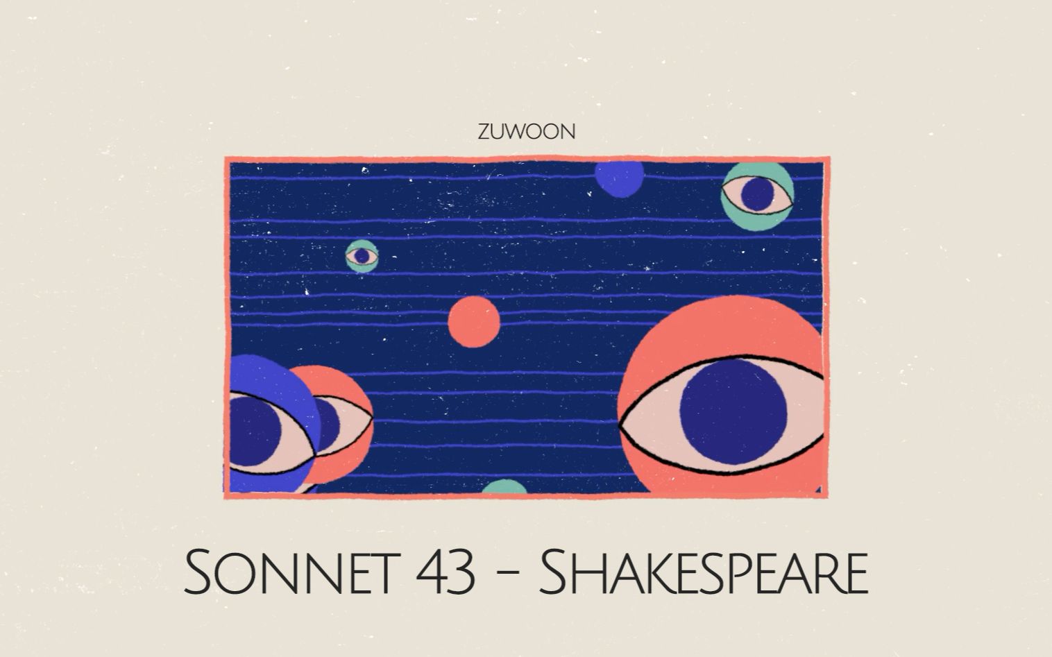 【点线MG动画】Sonnet 43  Shakespeare 我把莎士比亚的诗变成了动画哔哩哔哩bilibili