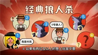 Download Video: 【狼人杀流程】警长竞选