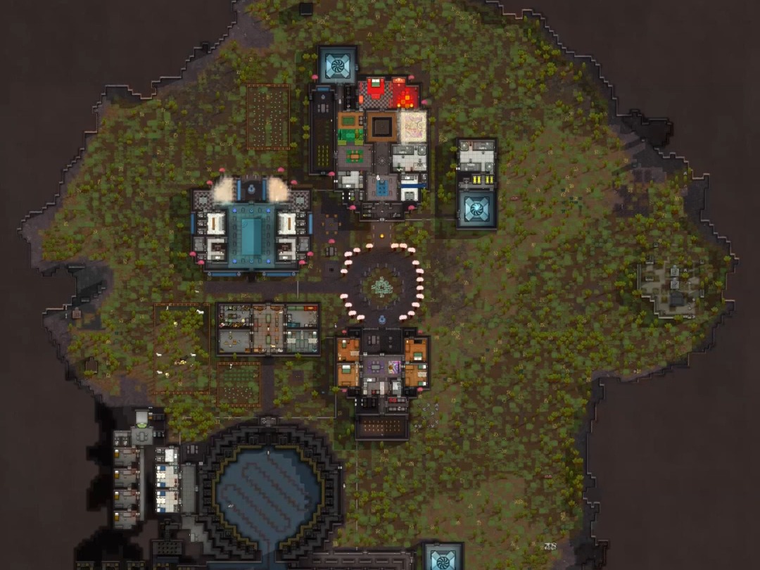 环世界 rimworld timelapse short - solo tribal psycaster