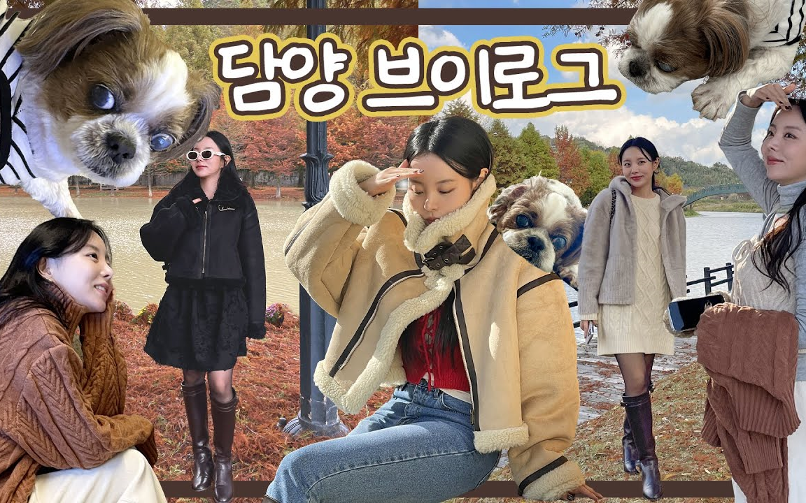 【mejiwoo】韩国女生郑智友在潭阳出差的vlog