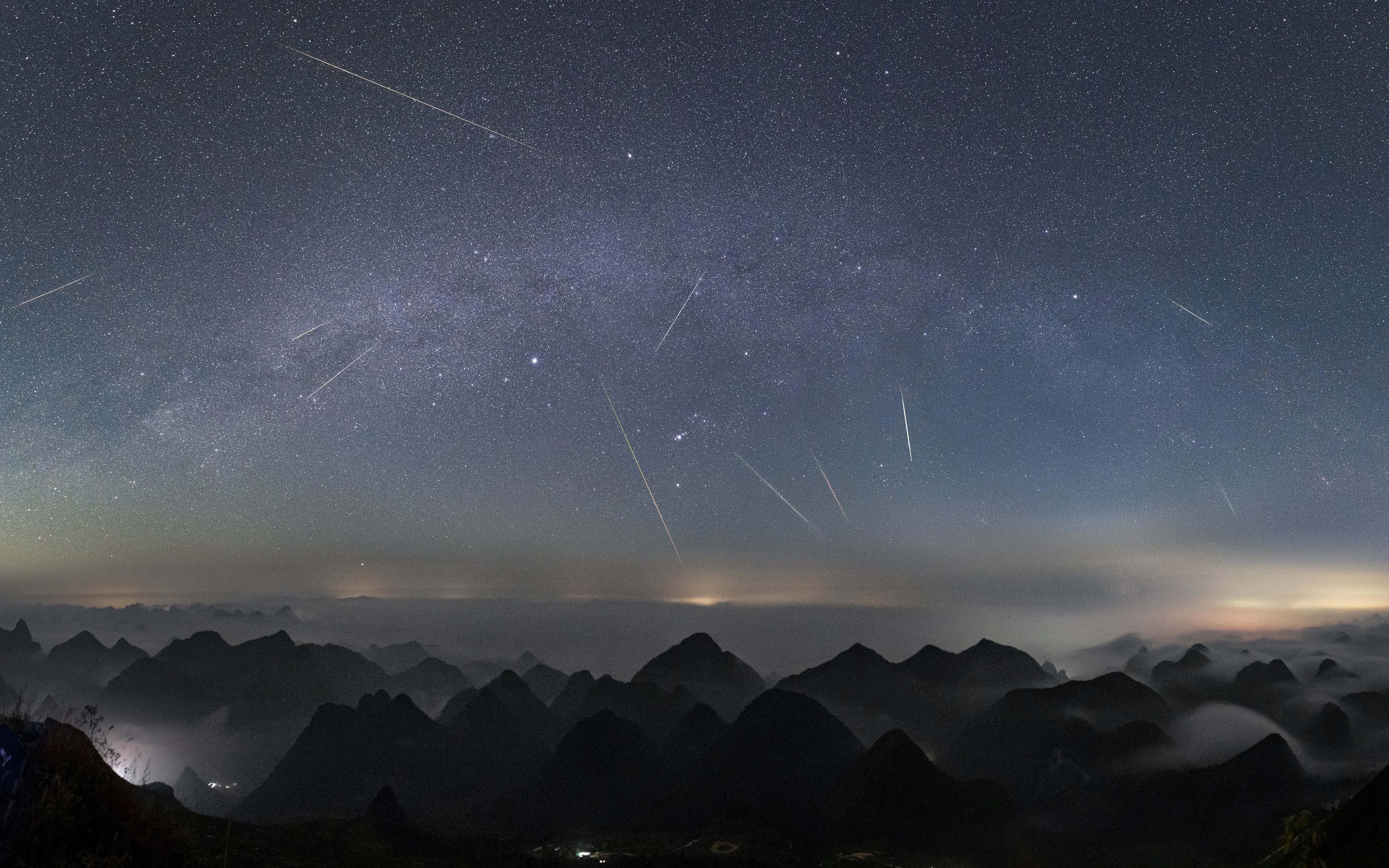 【4k】追逐双子座流星雨!2021年最后一场流星雨,一趟无比幸运的旅程!