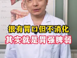 下载视频: 有胃口但不消化，其实就是胃强脾弱