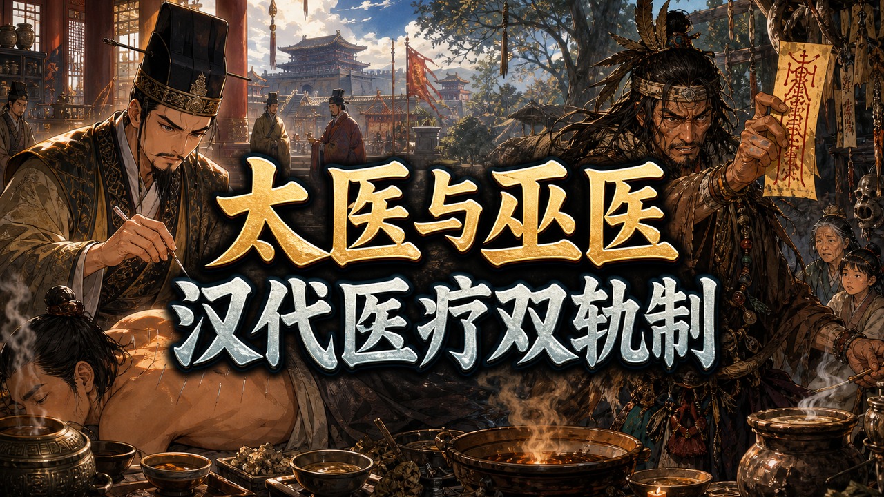 汉朝的医疗体系：宫廷太医与民间巫医如何并存？从《伤寒论》到巫术治病