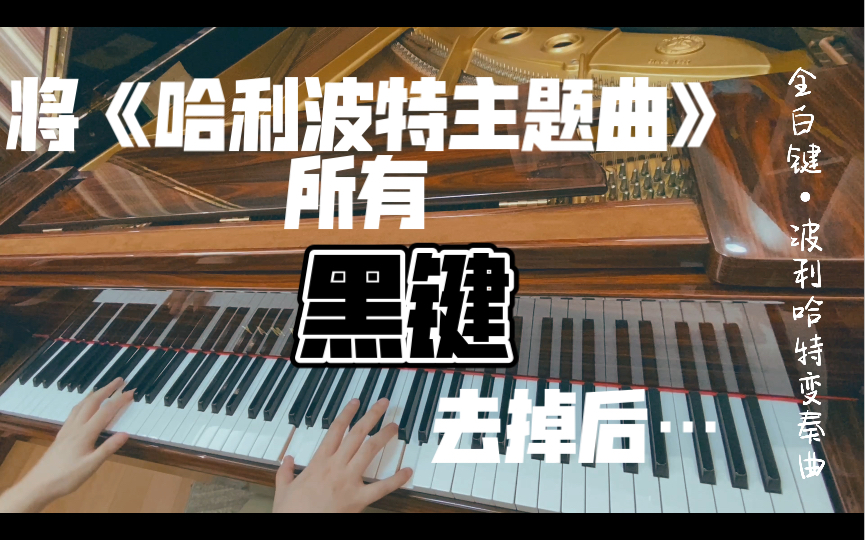 [图]将《哈利波特主题曲》所有黑键去掉后…