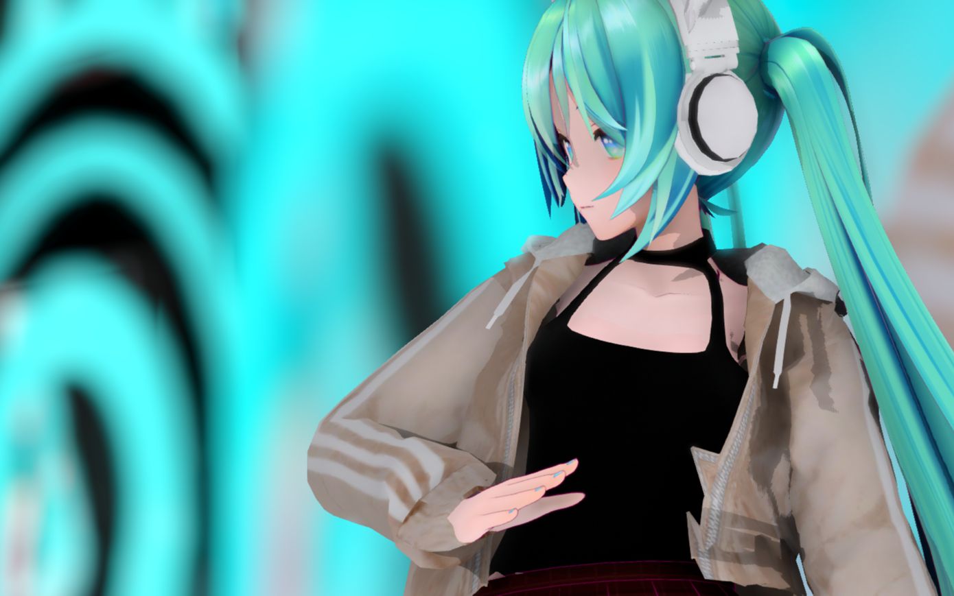60帧 mmd】在狂风侵袭下仍迈步前行  砂の惑星 yyb式休闲初音未来