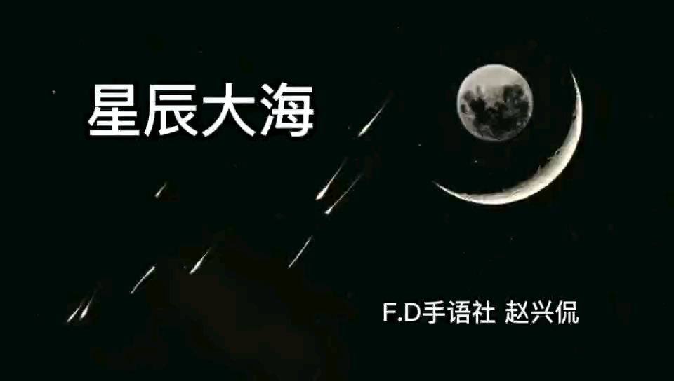 [图]手语歌《星辰大海》