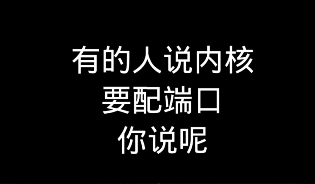 有的人说内核要配端口你说呢哔哩哔哩bilibili