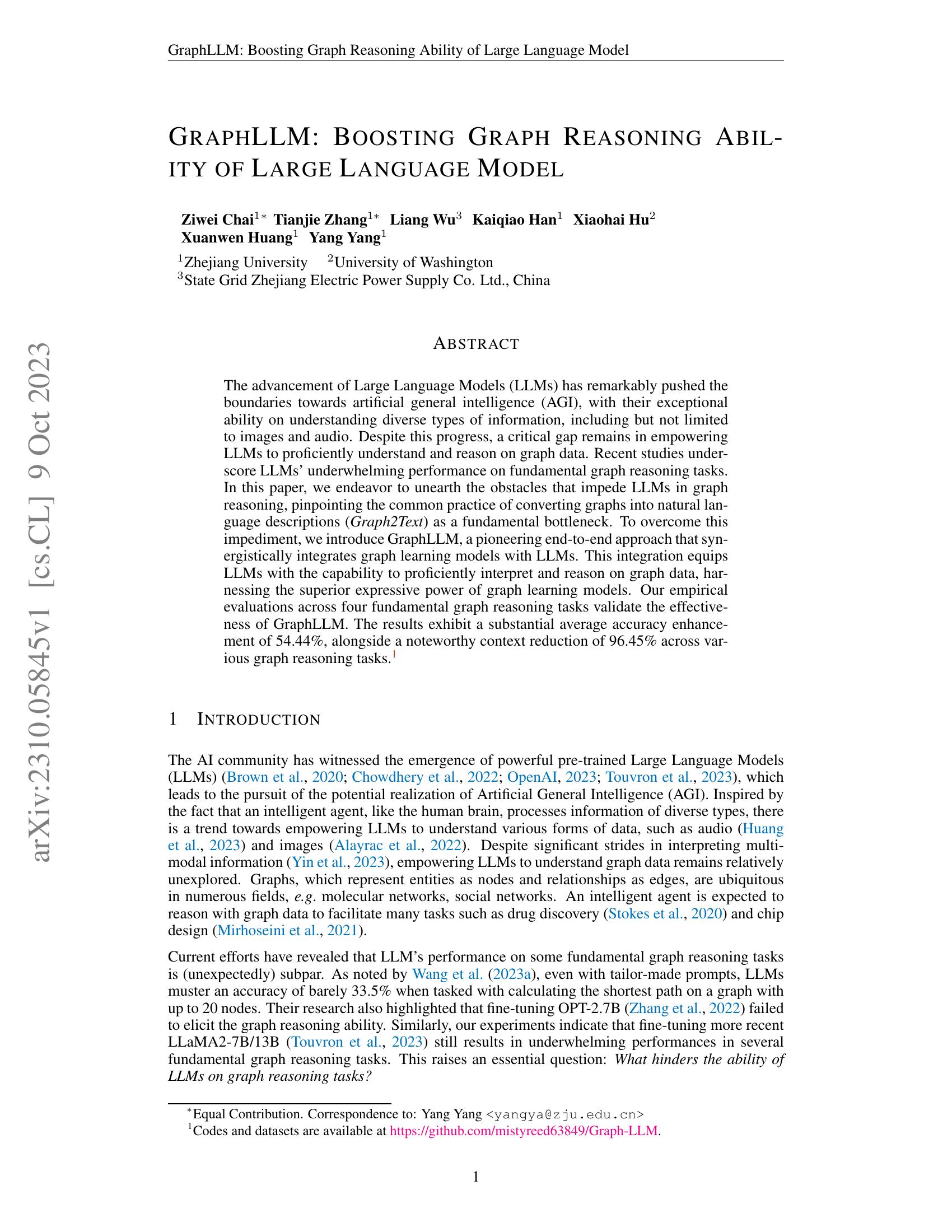 GraphLLM: Boosting Graph Reasoning Ability of Large Language Model哔哩哔哩bilibili