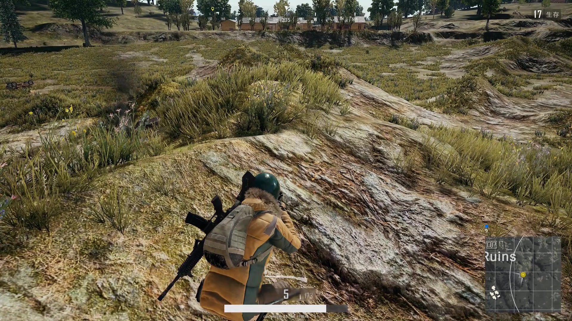 pubg之苟活奪勢亞服島圖單排四殺吃雞