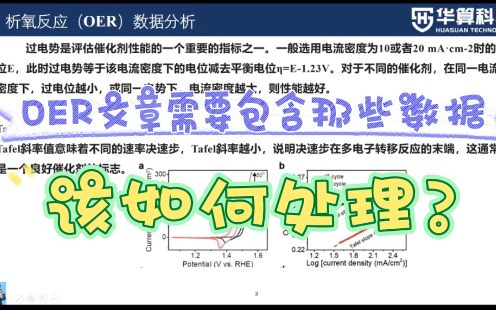 电催化OER的SCI文章需要包含那些数据,该如何处理?哔哩哔哩bilibili