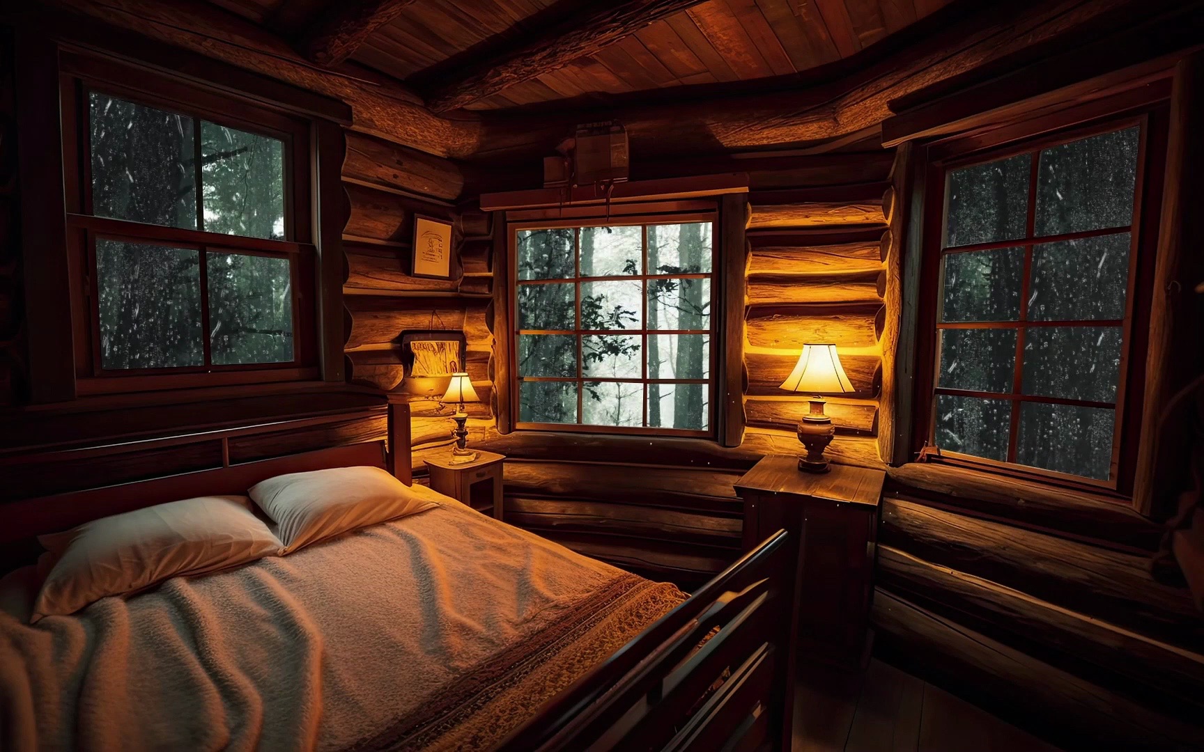 梦想的林中小屋,逃离一切|白噪音|雨声|减压|治愈