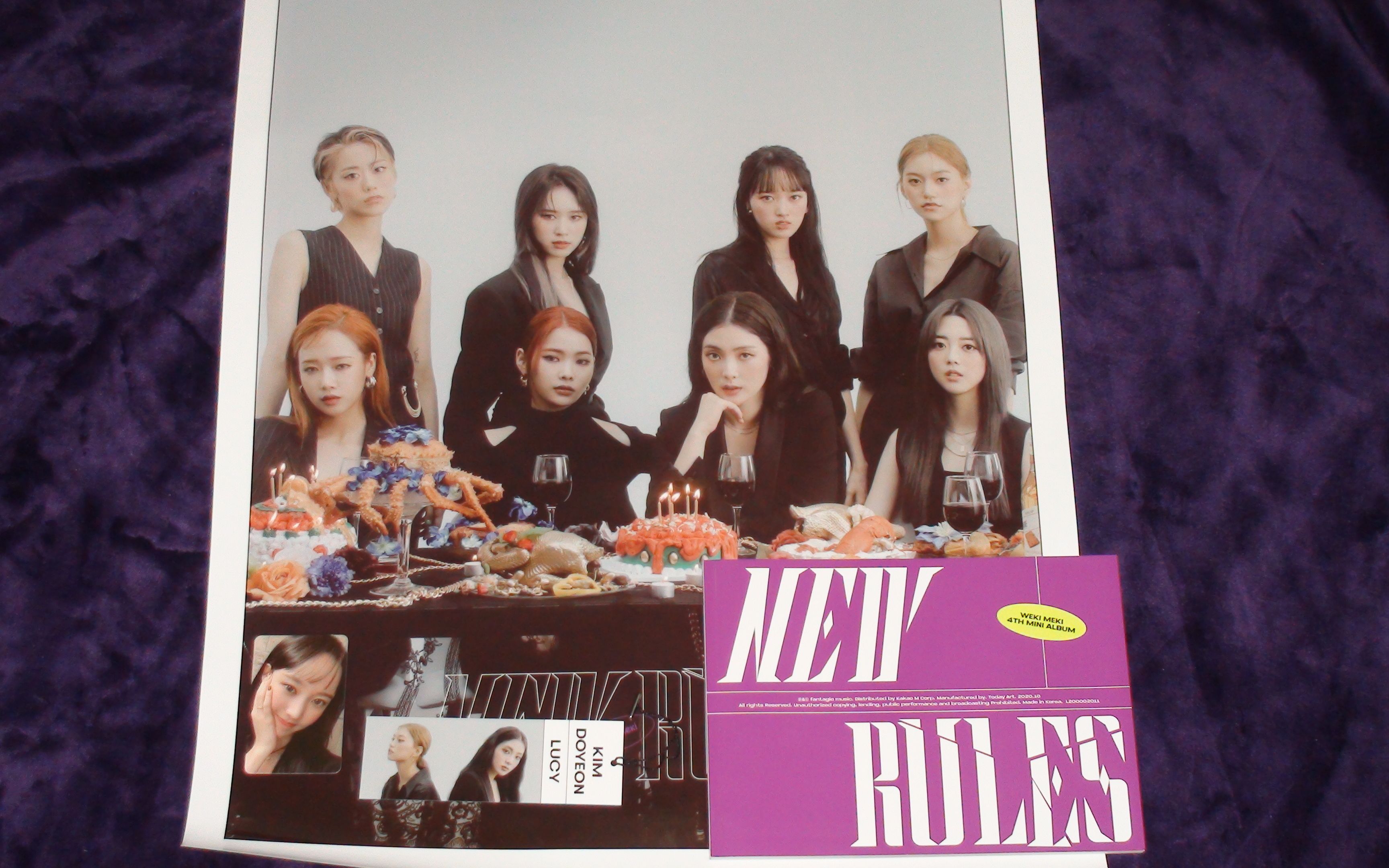 wekimeki第四张迷你专辑newrules开箱