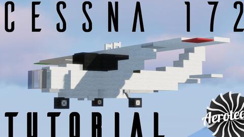 Aeroteam Minecraft 飞机教程cessna 172 1 5 1比例 查看评论区置顶以节省时间 哔哩哔哩 つロ干杯 Bilibili