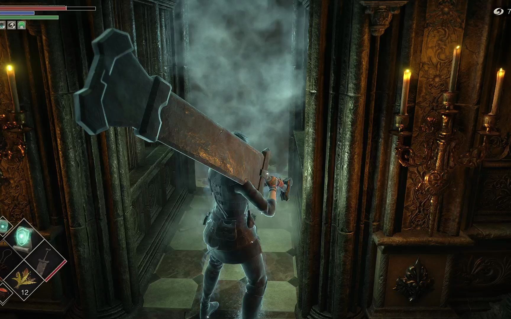 ps5《恶魔之魂重制版》boss黄衣老者逃课打法1080p60
