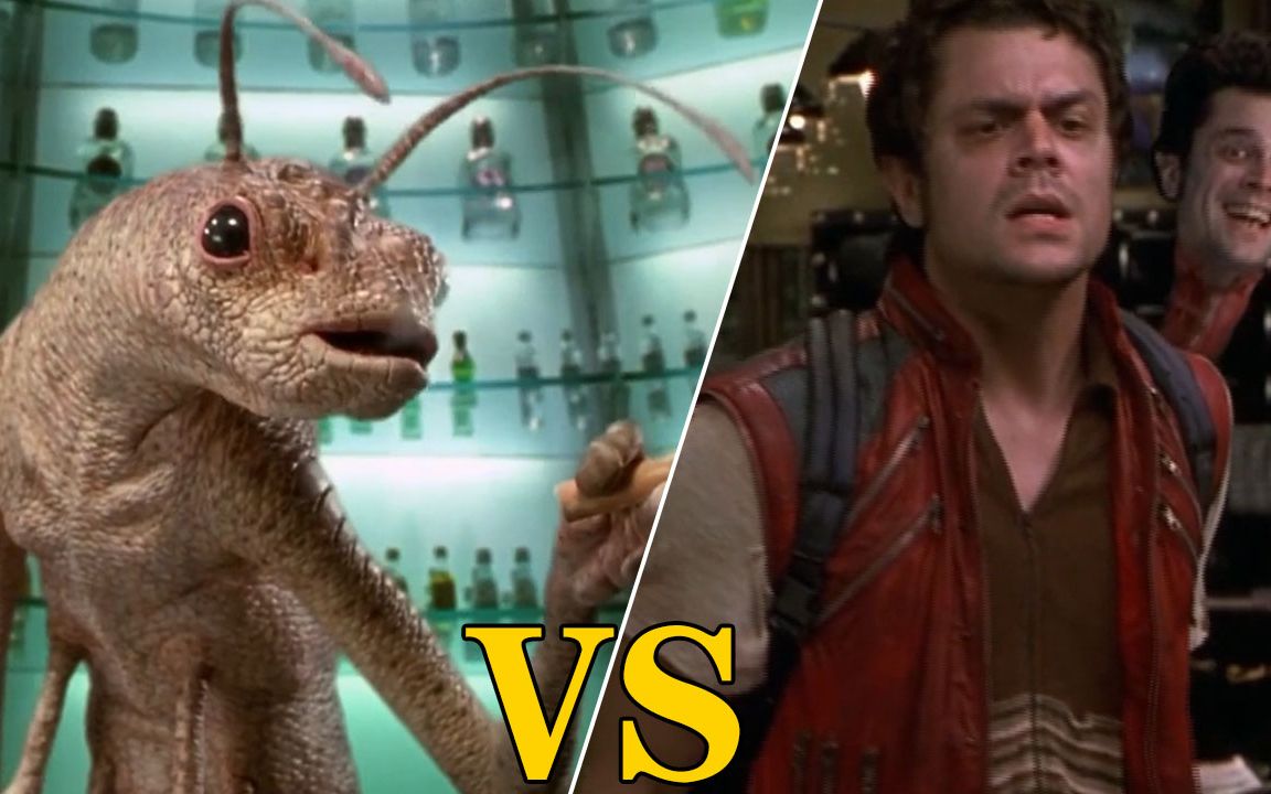 黑衣人2:外星魔女伪装成模特为所欲为,最后被两人一狗打成烟花_哔哩