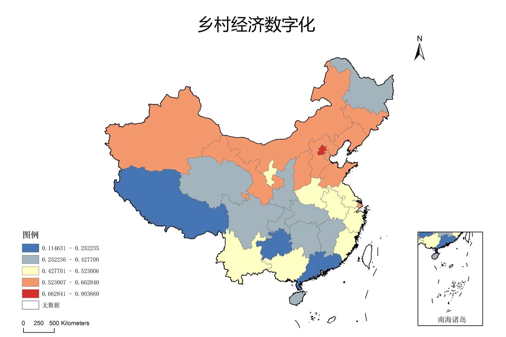 Arcmap自然断点法作图哔哩哔哩bilibili