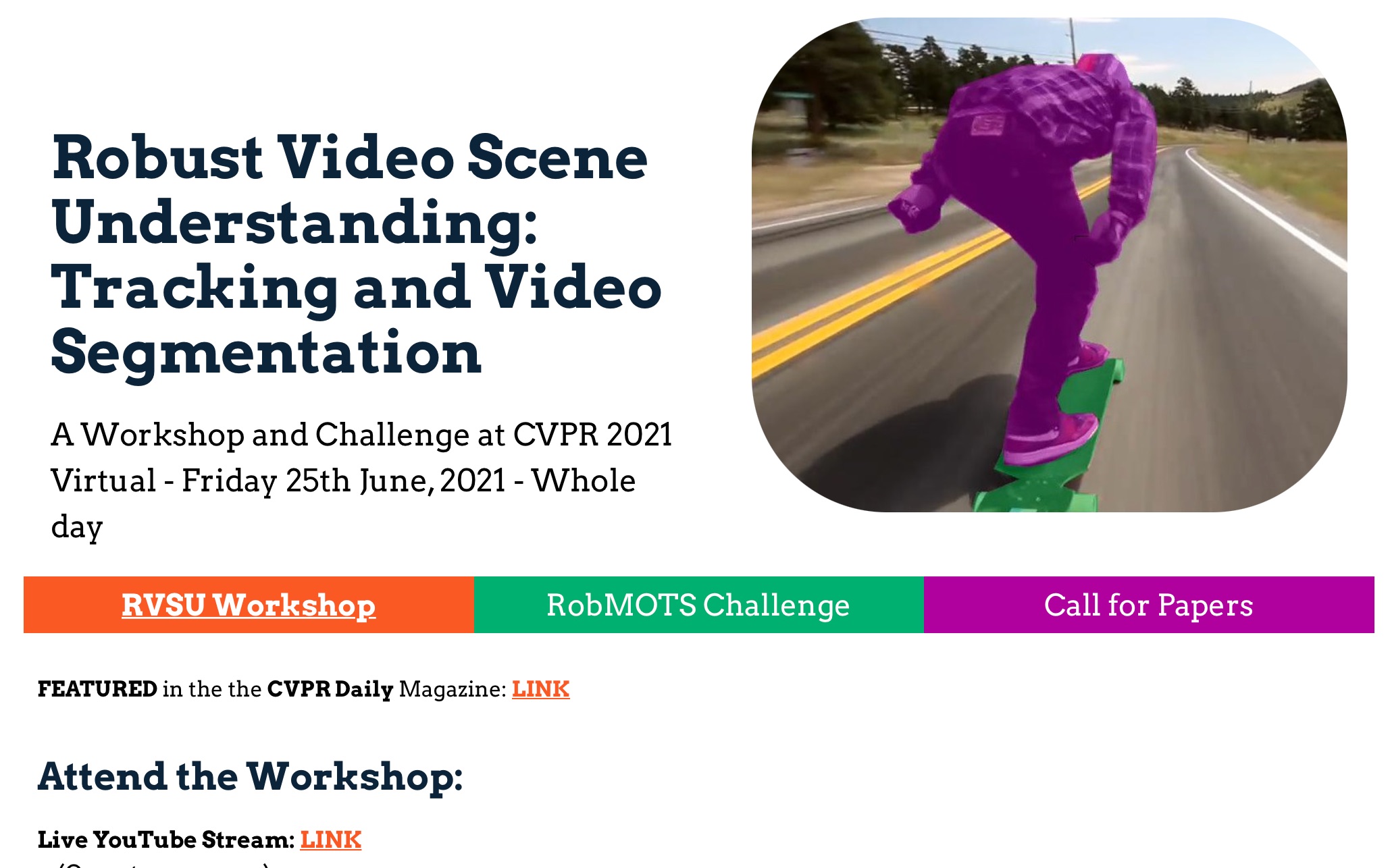 CVPR2021 Robust Video Scene Understanding Workshop哔哩哔哩bilibili