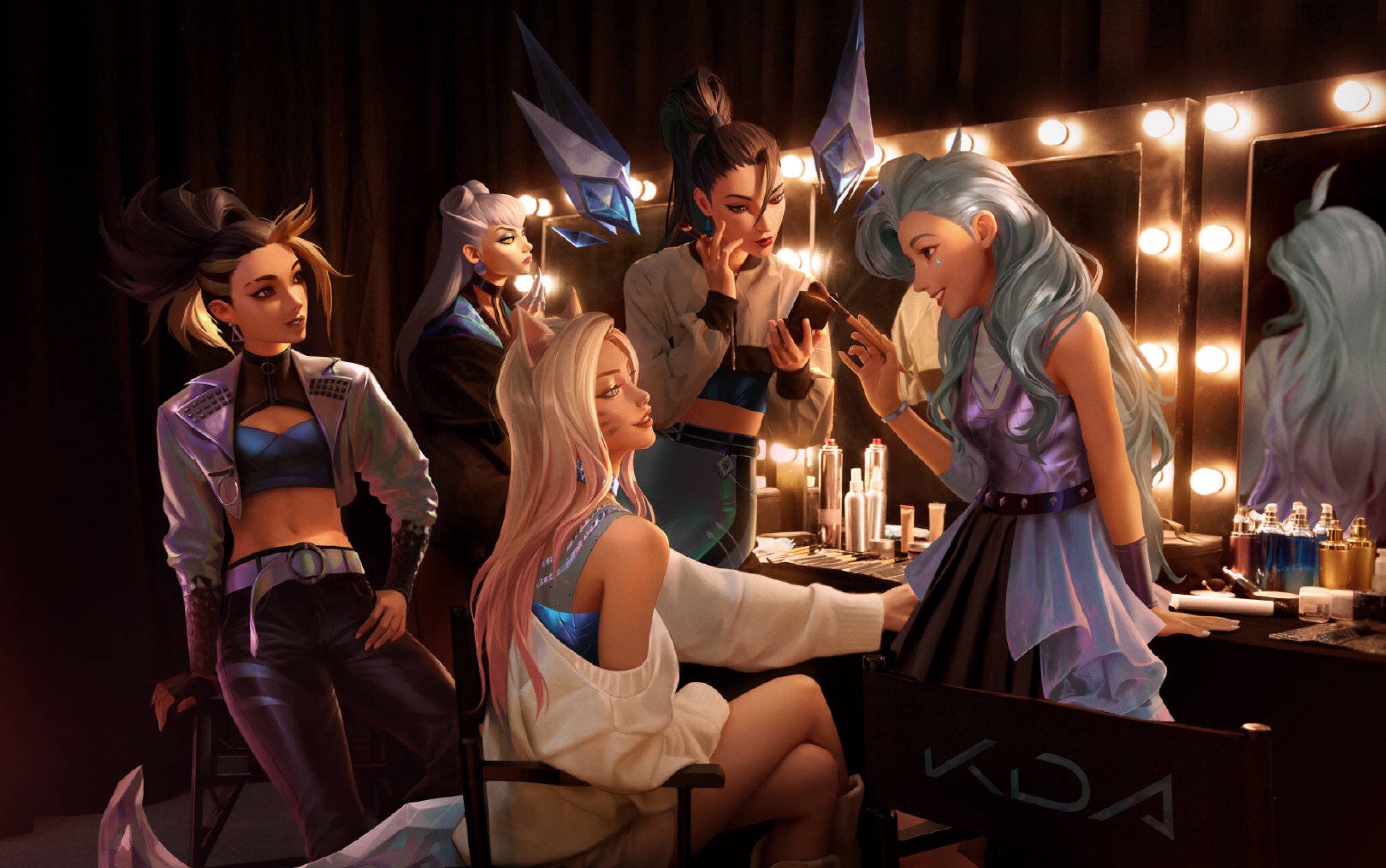 【英雄联盟】全站最晚翻唱more 初中生纯手工制作kda—more_哔哩哔哩