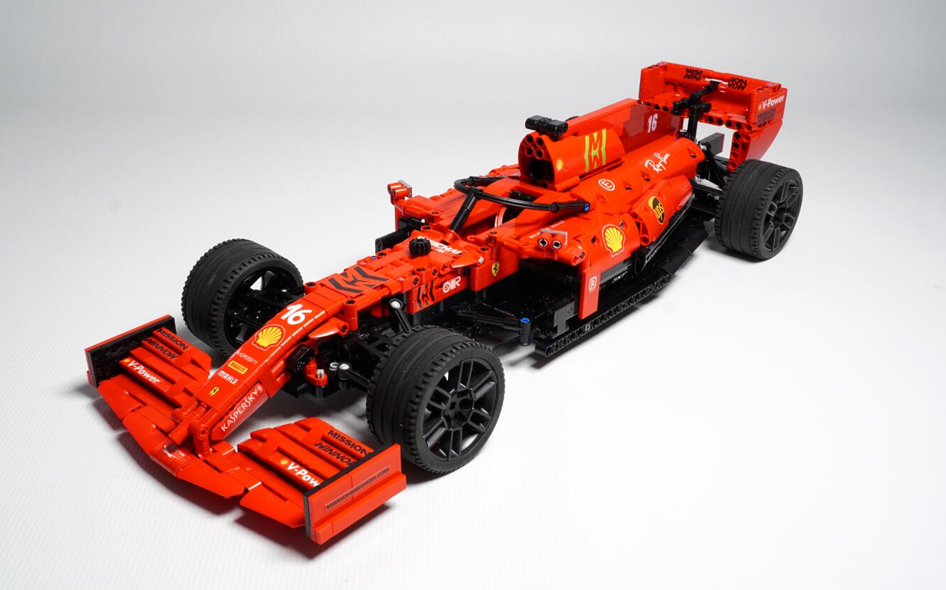 法拉利 f1 sf21 8386改装版 lego乐高 technic科技/机械 moc