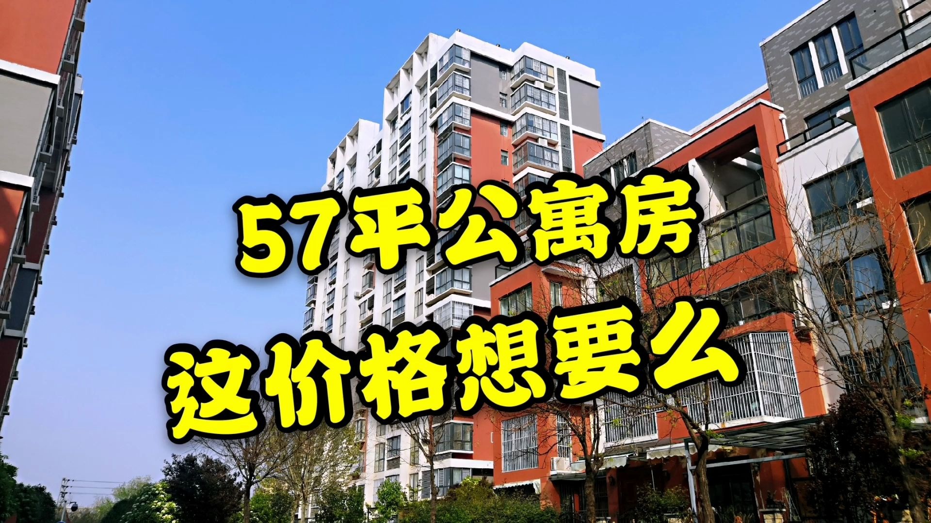 四线城市房价便宜了?57㎡一室一厅装修精致,才这价格哔哩哔哩bilibili