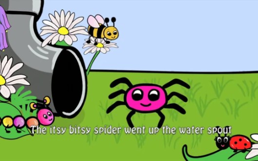 [图]【经典英文早教启蒙儿歌】The Itsy Bitsy Spider