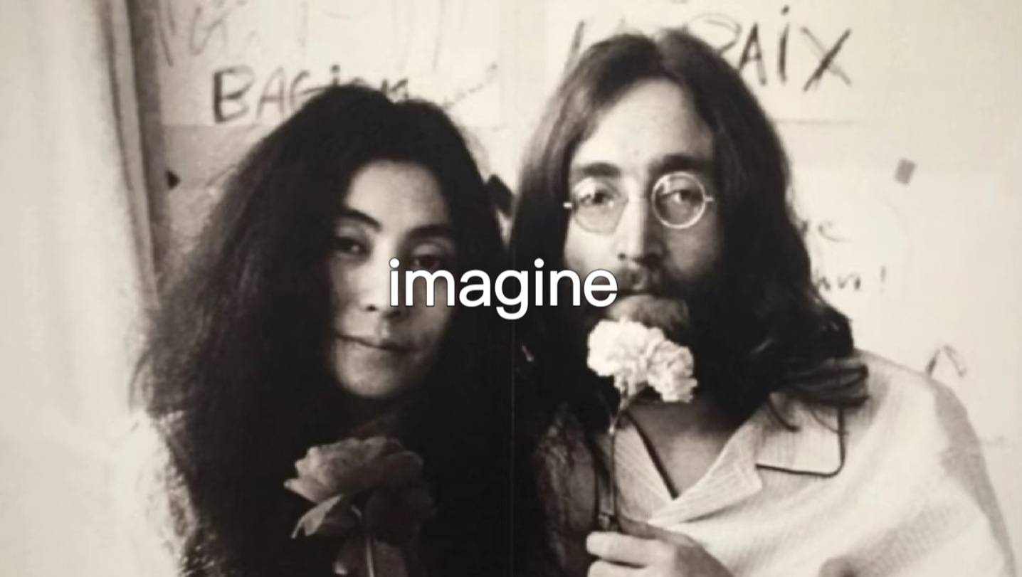 imagine 约翰列侬 小野洋子