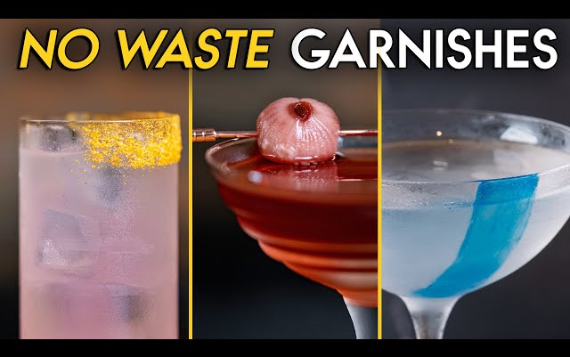 【鸡尾酒时间】零浪费鸡尾酒装饰创意!ZeroWaste Cocktail Garnish Ideas!哔哩哔哩bilibili