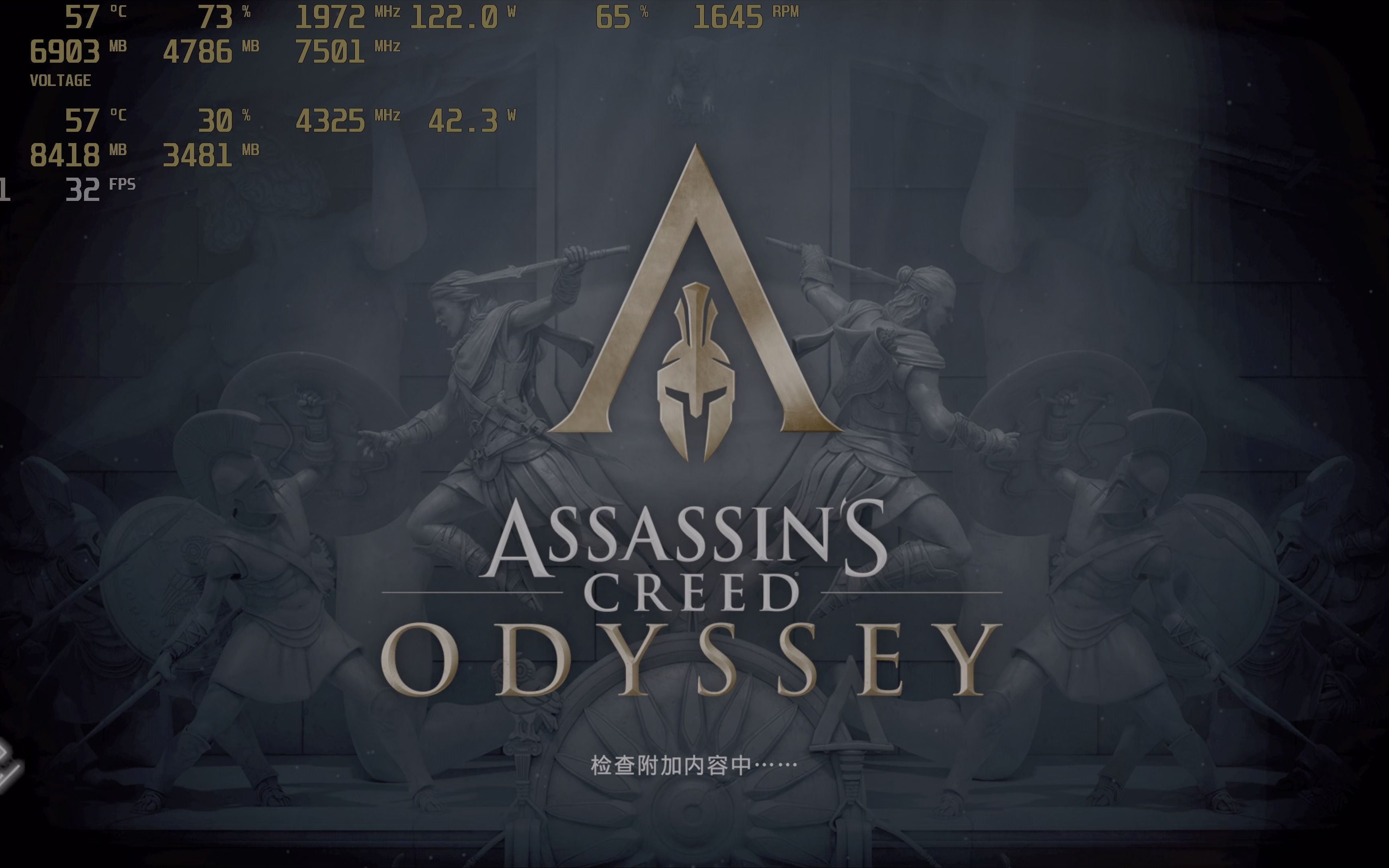 【4k hdr 60fps】刺客信条奥德赛 3060的设置方案(详细看简介)_哔哩