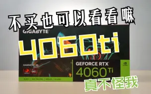 Download Video: 4060ti：可以不买，但是我不是智商税！