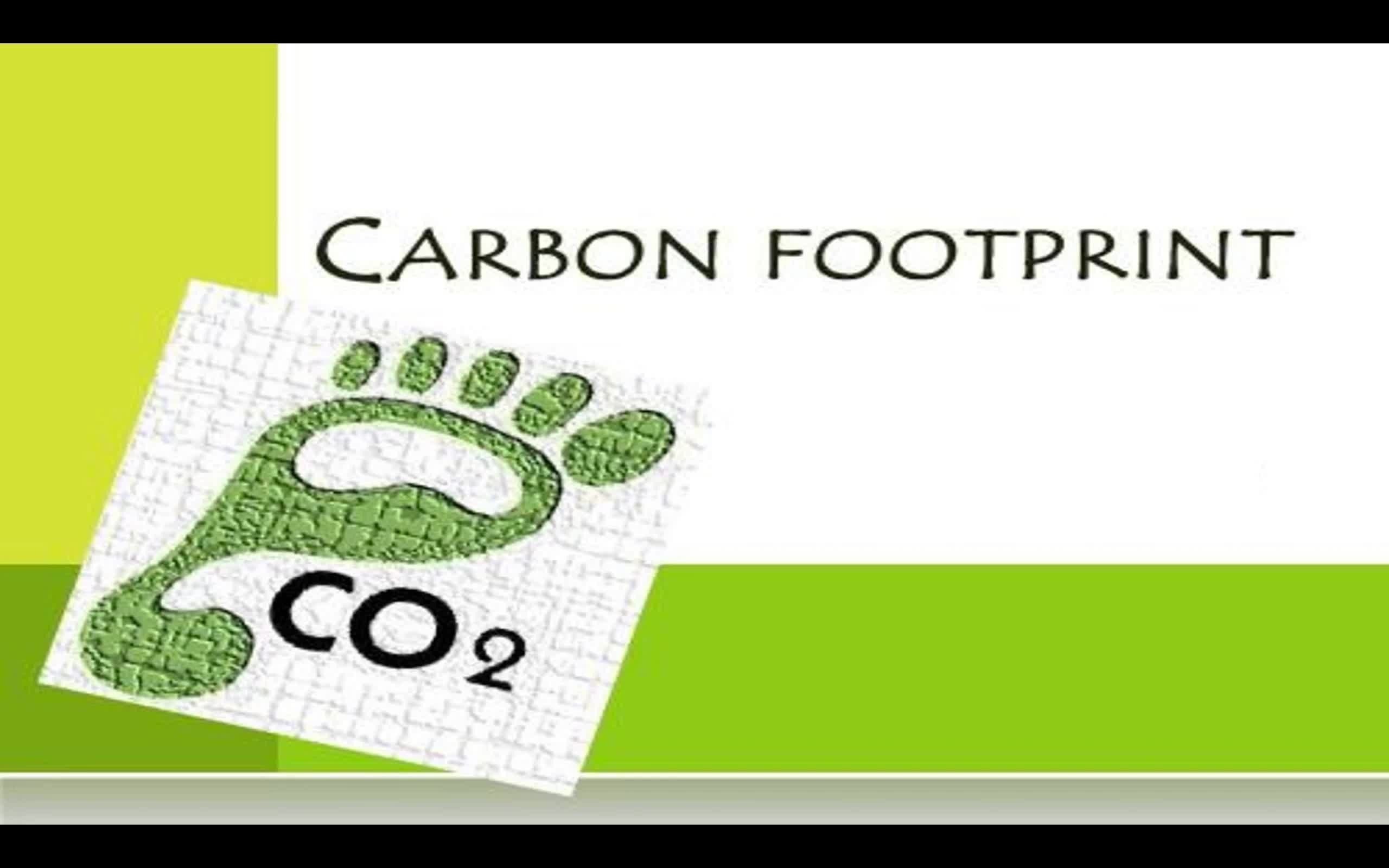 [图]carbon footprint