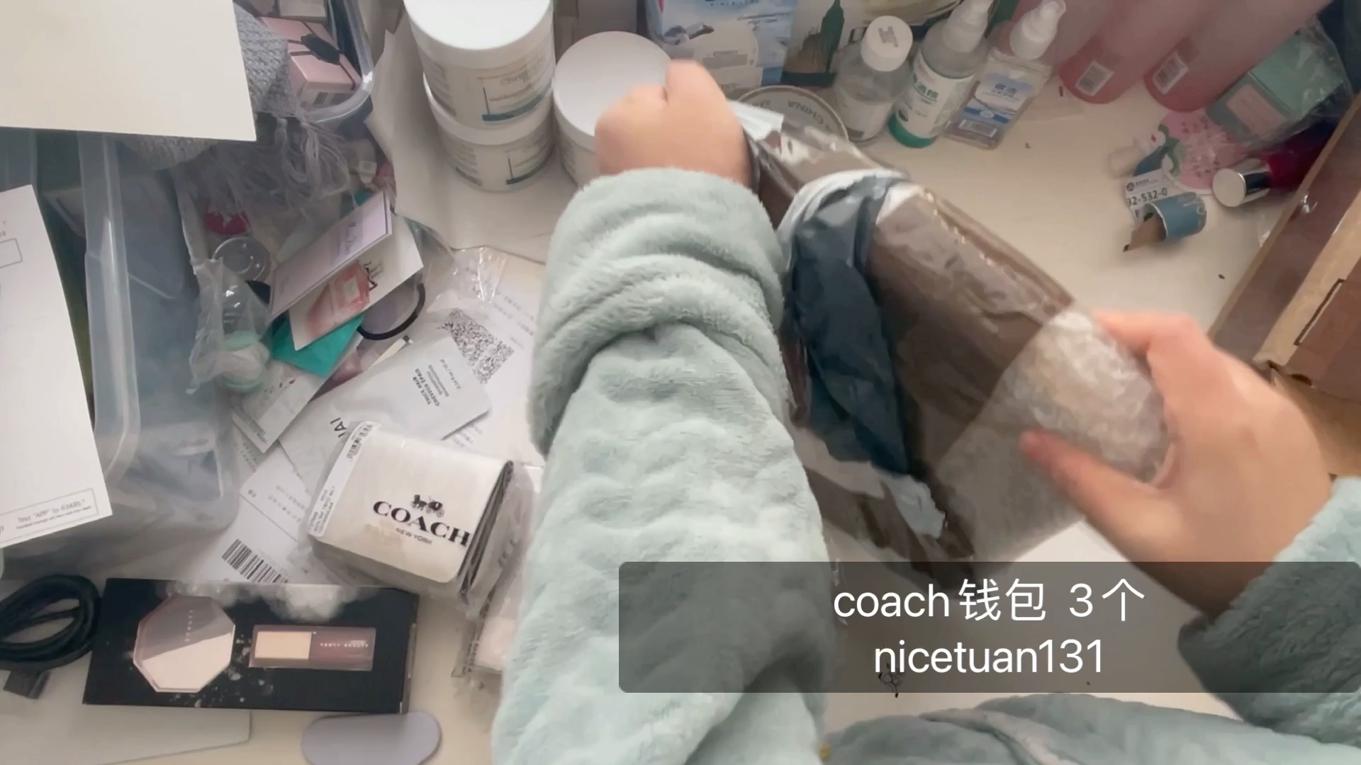 海淘 开箱,coach钱包哔哩哔哩bilibili