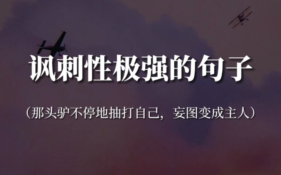 [图]“村口的狗叫了，其他的狗也跟着叫，但它们不知道为什么叫”‖讽刺性极强的句子